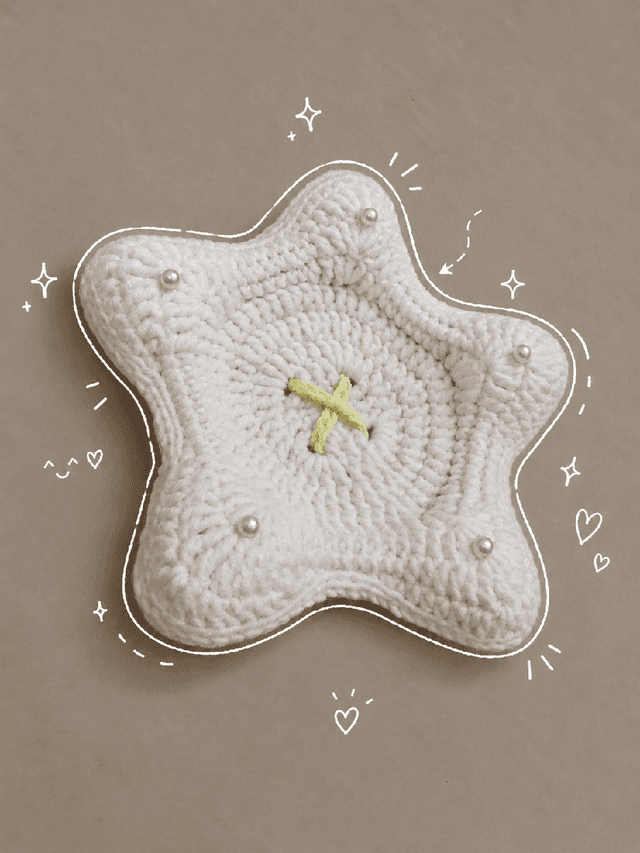 "Puffy🌷 Star☆⋆˙ Butt⚉n Coaster⋆.𐙚. ̊"
